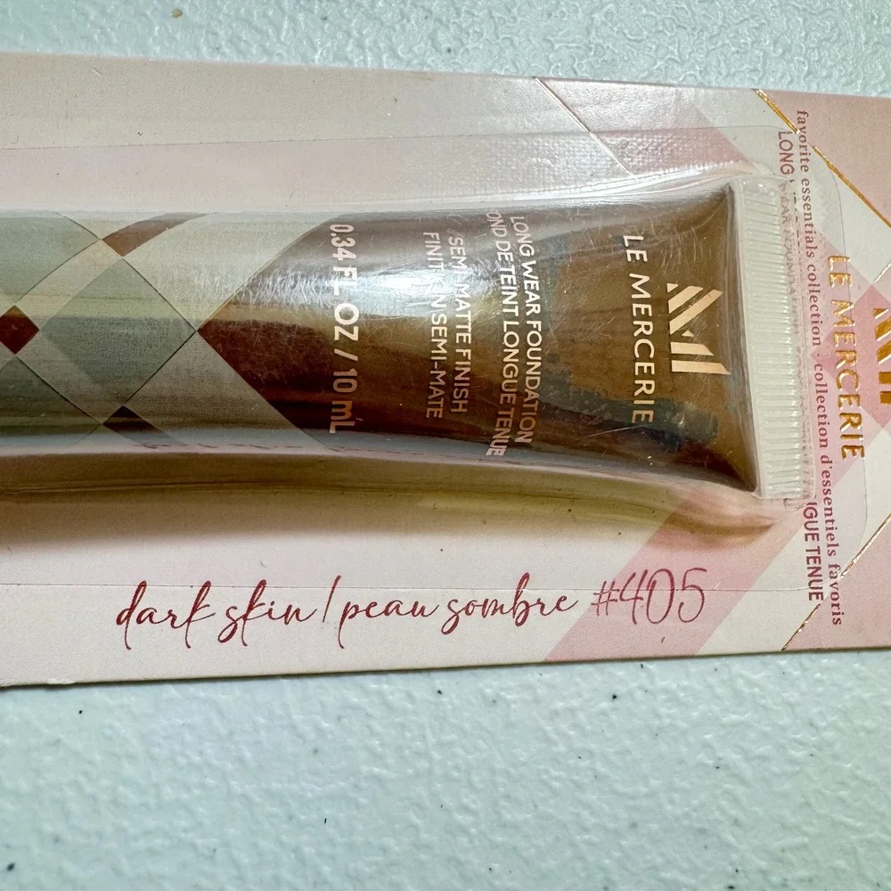 Le Mercier Long Wear‎ Foundation Semi Matte Finish Dark Skin 405 0.34 Oz 10ml